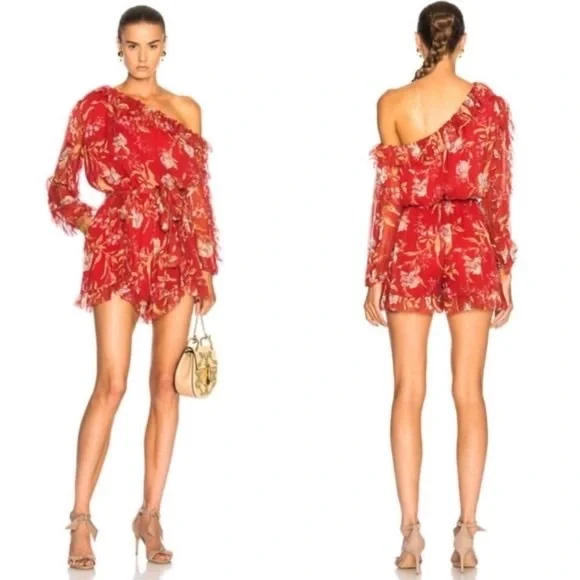 Sold ❤️Zimmermann silk playsuit - Picture 2 of 10